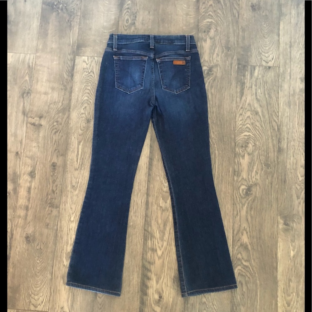 JOE’S JEANS “PETITE BOOTCUT” dark wash jeans - Picture 5 of 8